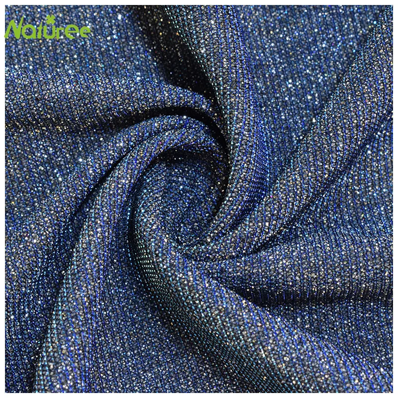 100cm*140cm Opaque Magic Filament Composite Sprinkled Gold Fabric Bright Silk Silver Pink Knitted Evening Dress PN012 | Дом и сад