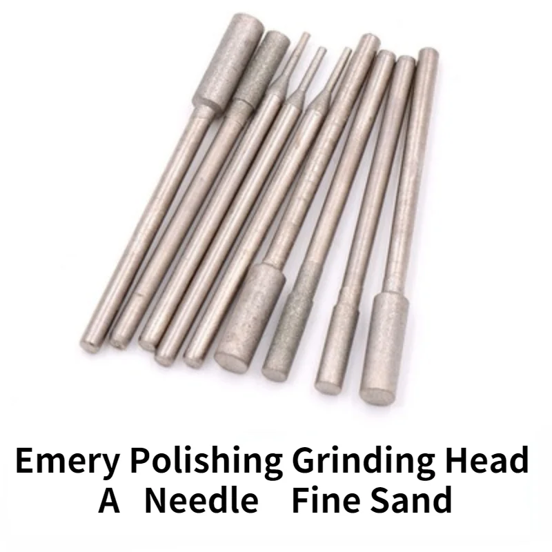 

Diamond Grinding Head A Needle /400Mesh Fine Sand Polishing Grinding Head / Flat Head Cylindrical Jade Polishing Grinding Head