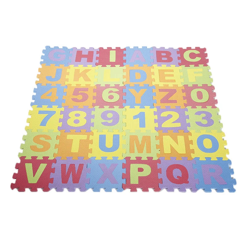 36 Pcs/Set Soft Jigsaw Kids Baby EVA Foam Alphabet Letters Numbers Play Puzzle Mats Educational Mat Toys HWC | Дом и сад
