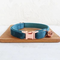pet small dog collar the turquoise adjustable cat nameplate id 2 sizes poly satin and nylon cat collar sash small bell