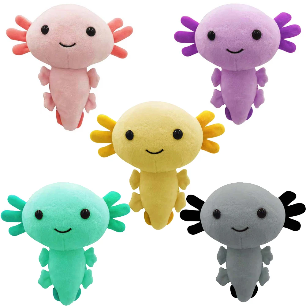 Плюшевая игрушка Kawaii Axolotl мультяшное милое животное мягкая плюшевая кукла для