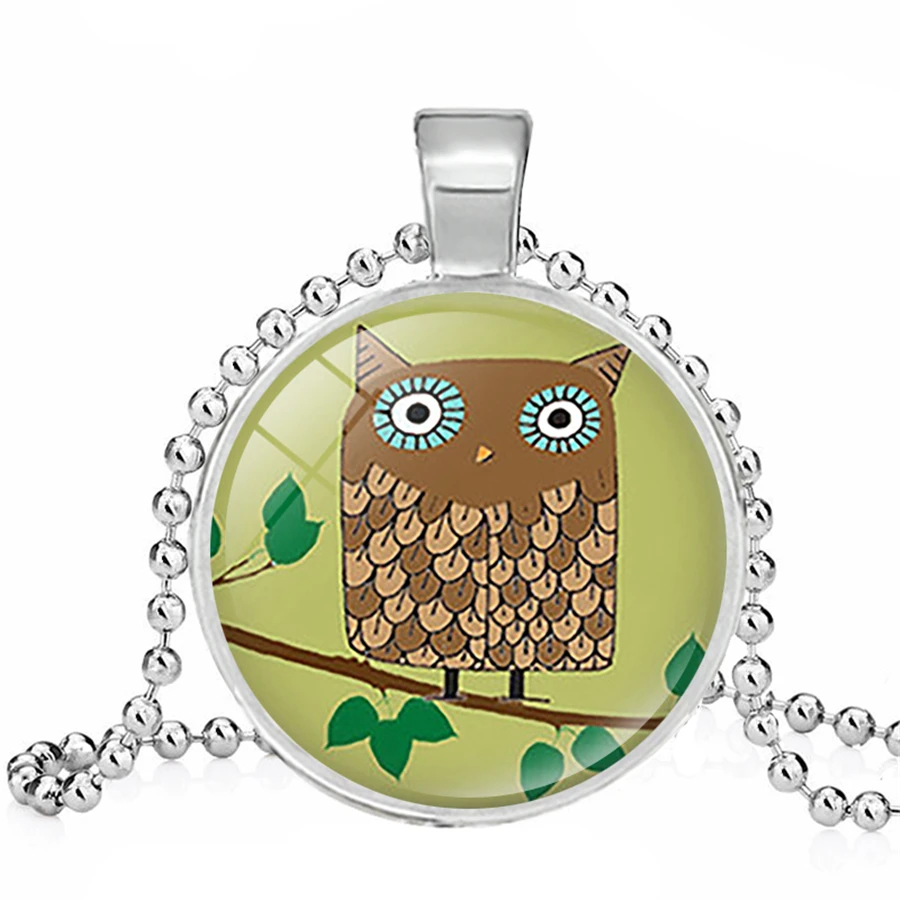 Черная птица ожерелья черная кулон с вороном жуткая ворона фото стеклянный купол