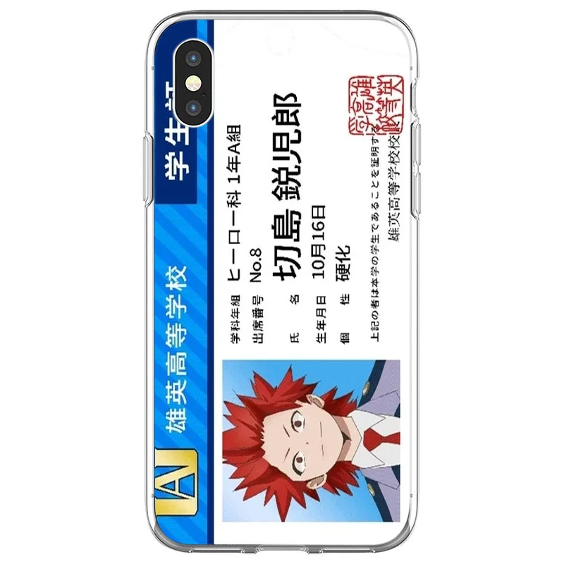 Мой герой Академии Midoriya Мягкая обложка для Coque iPhone 12 11 Pro Max X XR XS 8 7 6 6S Plus мини Чехлы