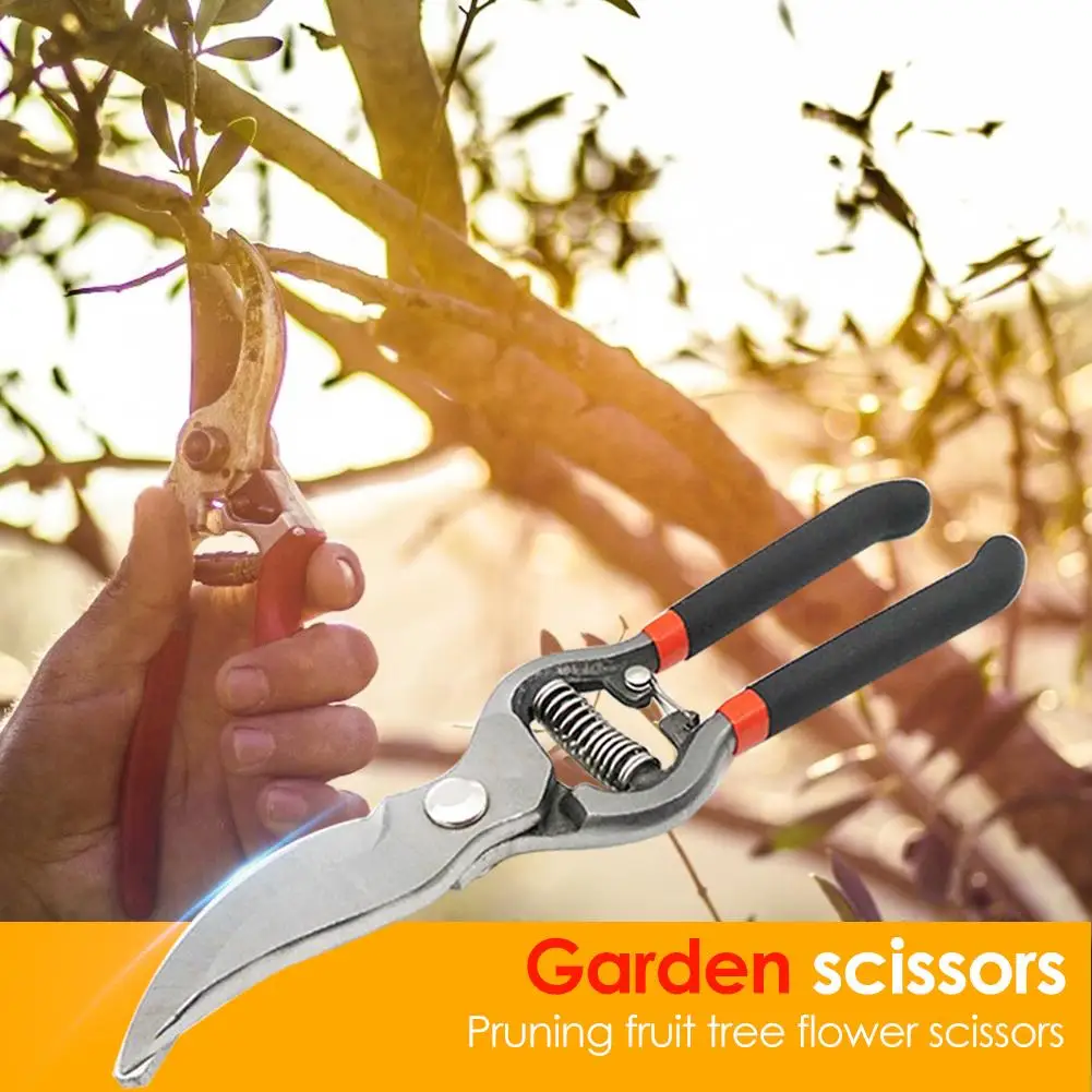 

Anti Slip Lawn Grass Scissors Fence Branch Pruner Trimmer Gardening Cutting Tree Plant Shear Dropshipping