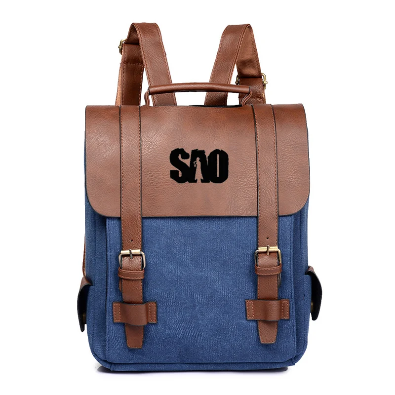

Fashion Sword Art Online Knapsack Casual Travel Bags Backpack Women Men Cartoon Leisure School Bagpack Back Pack Mochilas
