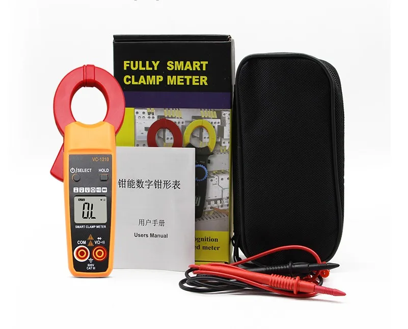 Цифровой мультиметр зажим карманный Амперметр для измерения
