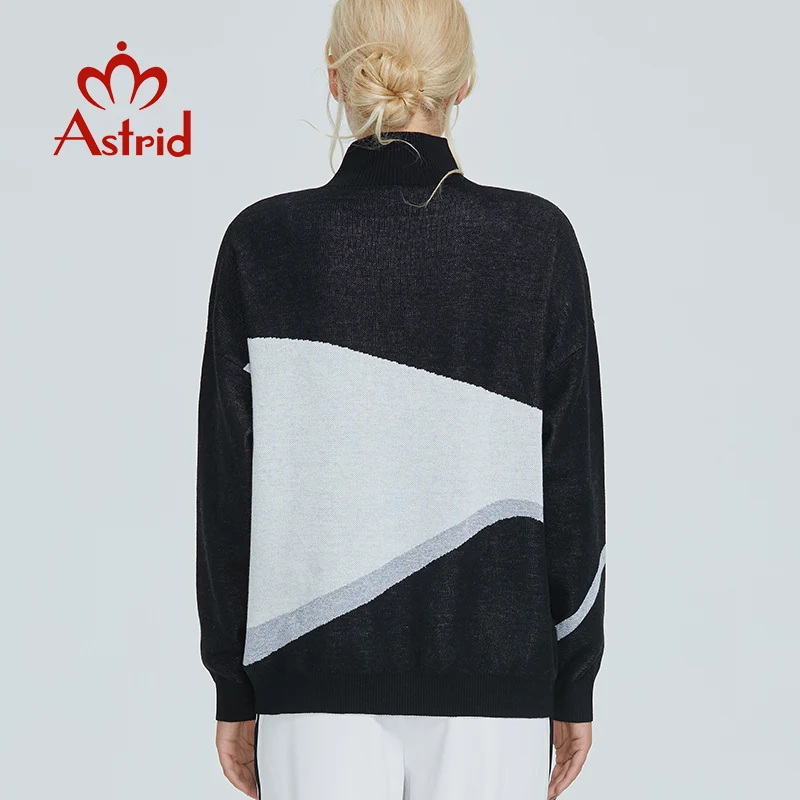 Astrid 2019 Осень новое поступление водолазка свитер женский высокое качество топ
