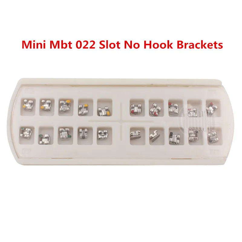 20 шт./упак. стоматологический кронштейн Mini Mbt 022 Слот ультратонкий металлический