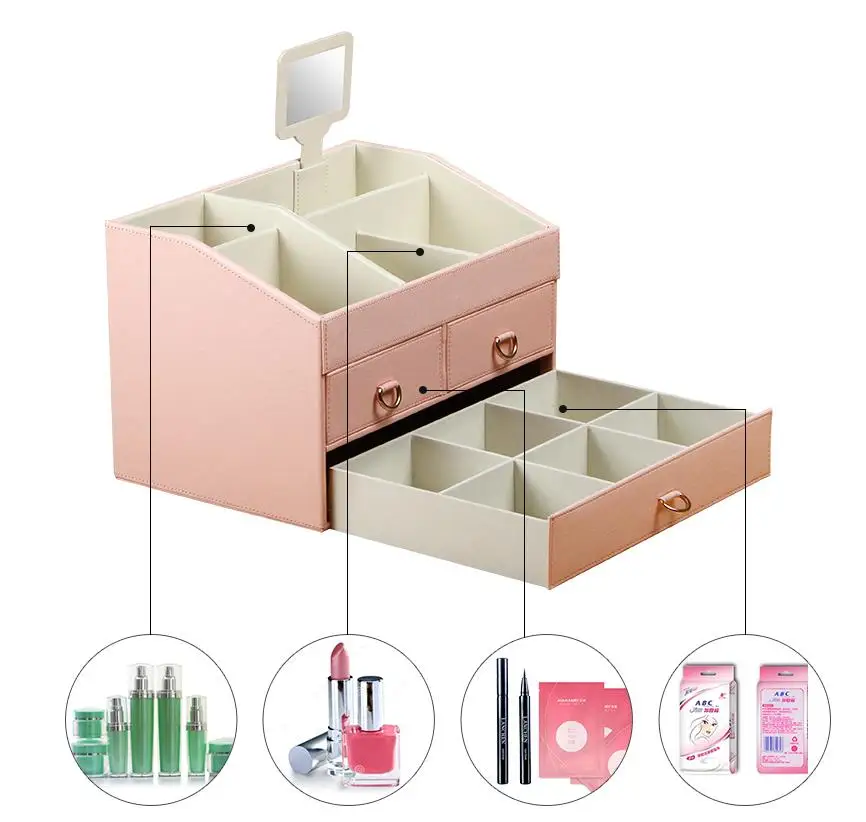 Large European Princess Desktop Drawer Rack Cosmetic Dressing Storage Box | Дом и сад