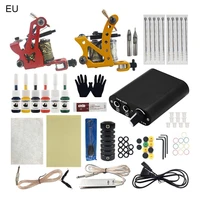 tattoo kit beginner tattoo spin double machine accessory set self taught complete tattoo machine with secant thread and fog