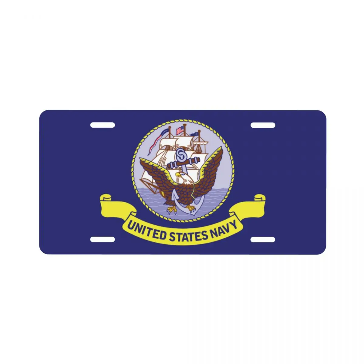 

license plate decoration 15cmX30cm US Navy Flag pattern