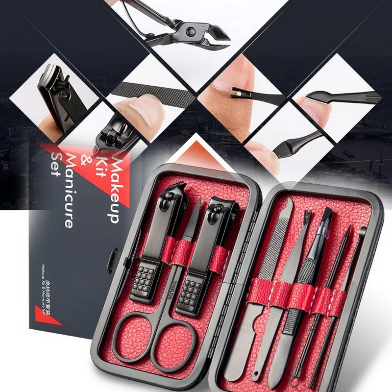 Нержавеющая педикюр профессиональный набор для ногтей удаления кутикулы крюк