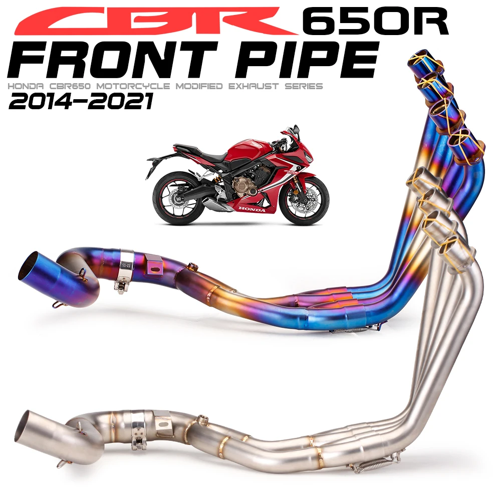 Tubo de Escape de motocicleta CBR650F CBR650 CB650F, sistema completo de conexión frontal, deslizable, para Honda CBR 650R 650