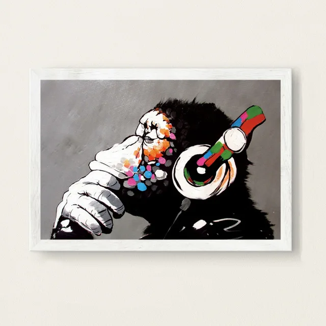 14 Banksy граффити современное искусство уличное искусство Искусство Живопись Шелковый Холст плакат настенный домашний декор - Цвет: 14