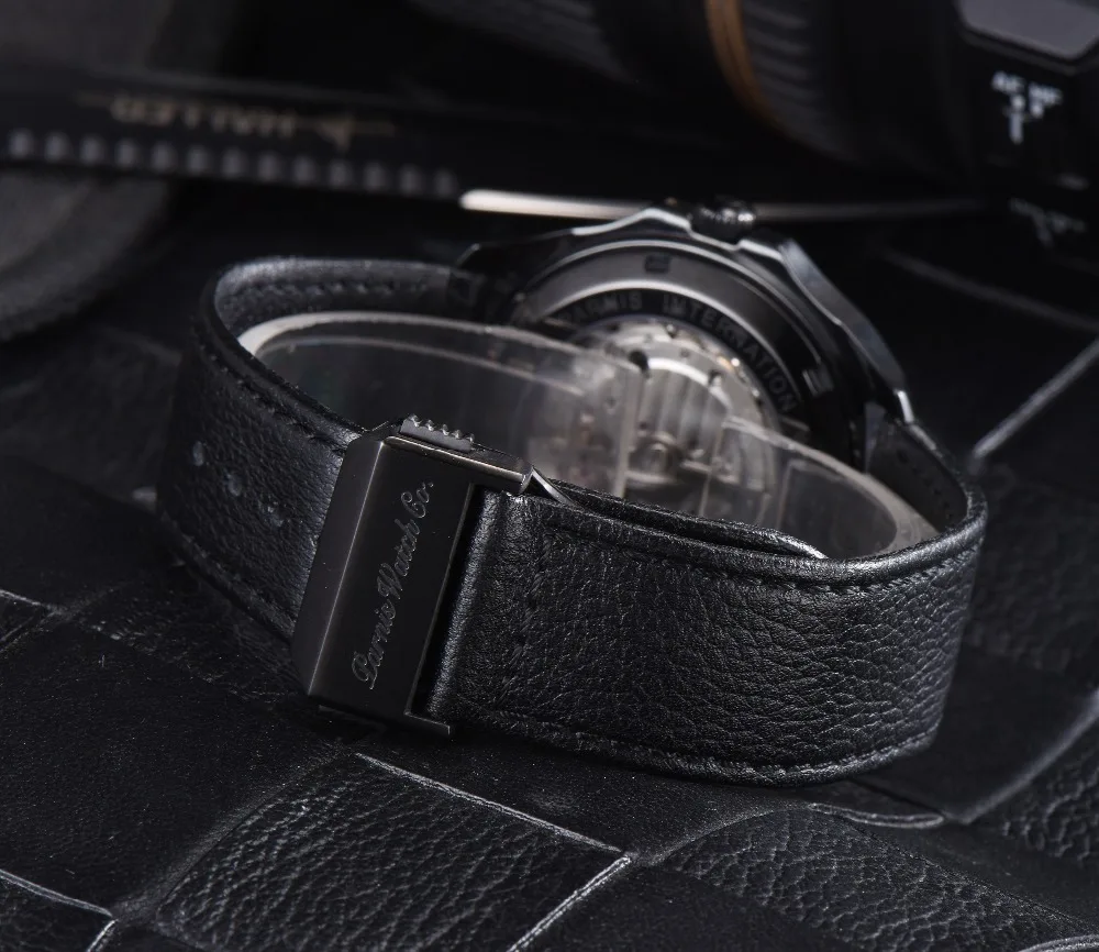 Мужские наручные часы мужские автоматические PARNIS роскошные механические