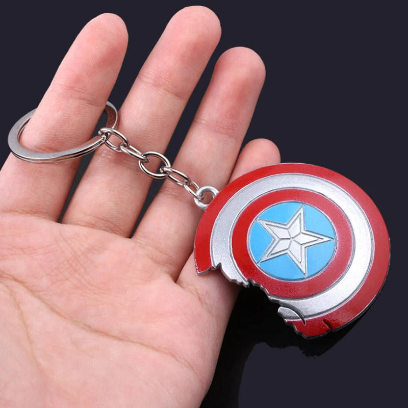 Брелок с героями Marvel Капитан Америка брелок Мстители Тор брелоки в виде молота