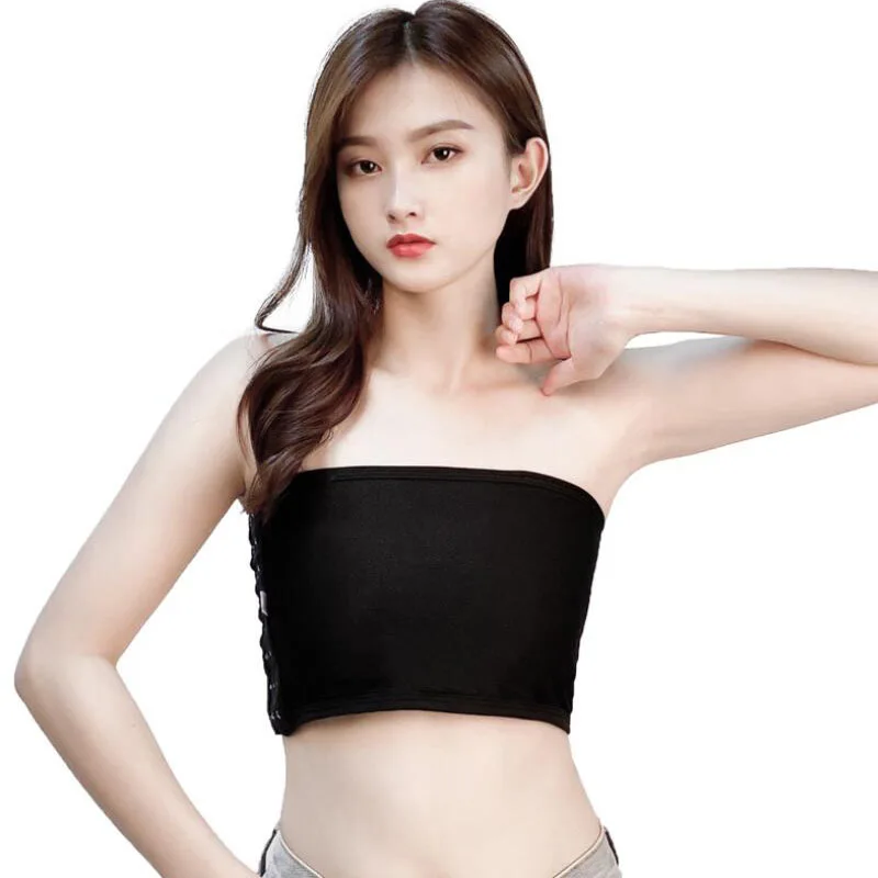 Короткие Грудь Биндер Tomboy без бретелек Trans жилет топы Корректирующие корсеты для