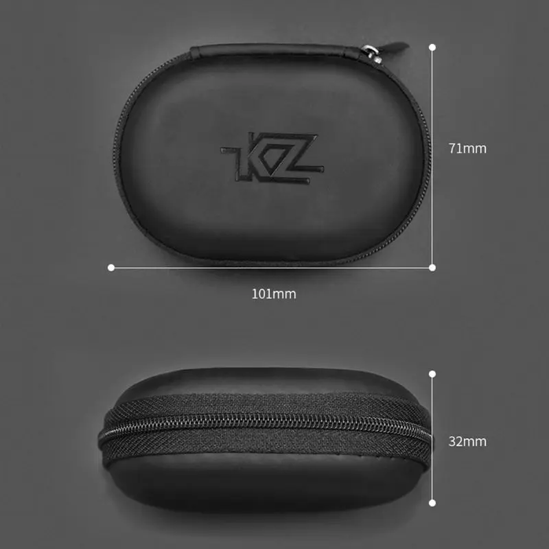 Оригинальный футляр для хранения наушников защитный чехол с USB-кабелем KZ ZS10 ES4 ZSR