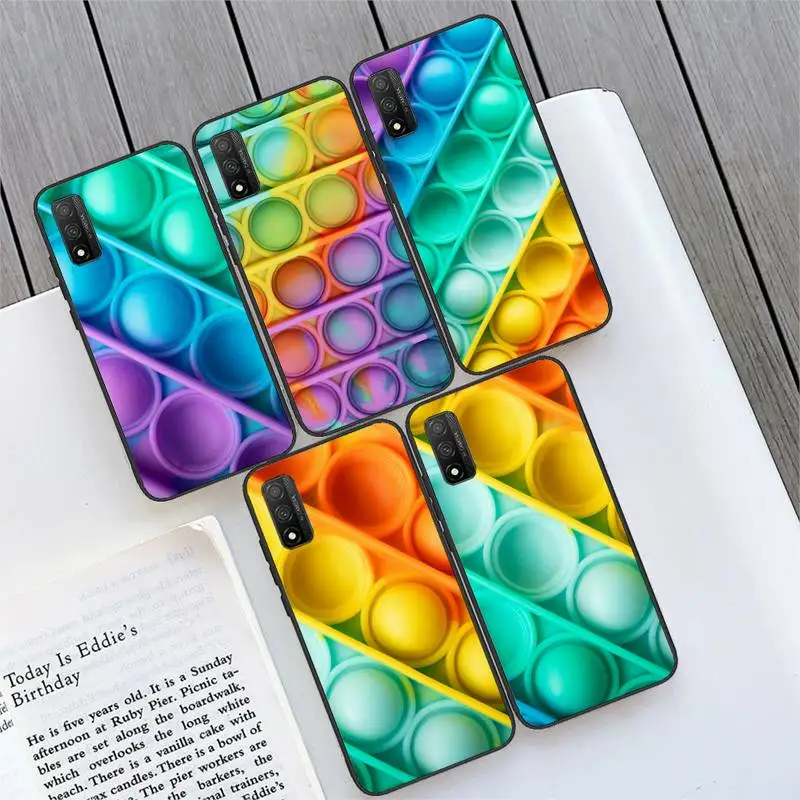 

Hot Bubble Fidget Reliver Stress Antistress Phone Case For Xiaomi 2 9 10 5 6 8 9 MIX 2 3 A2 A1 note 10 pro se t lite Funda Cover