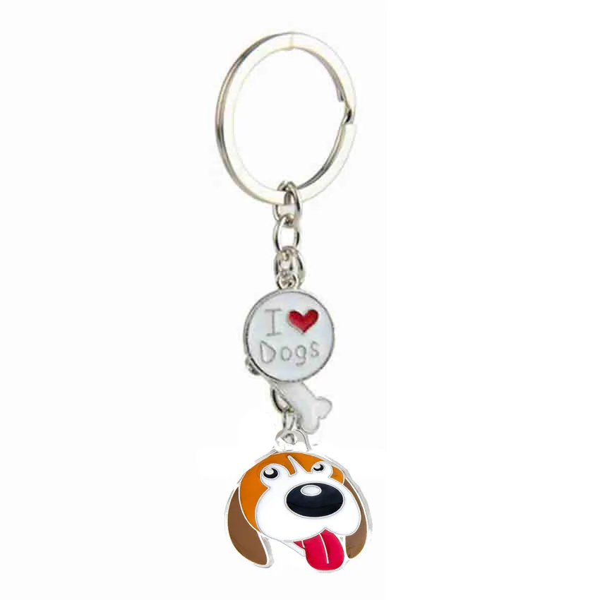 Новые брелки с собаками Шиба ину Чоу брелоки животными любимая бирка ювелирные