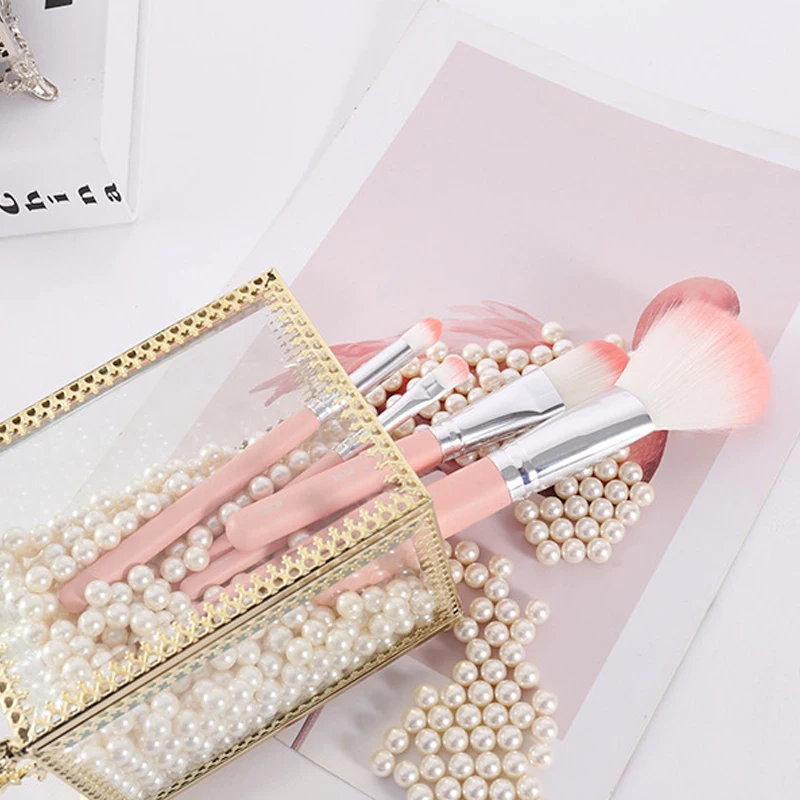 Акриловый держатель кистей для макияжа органайзер косметический карандаш