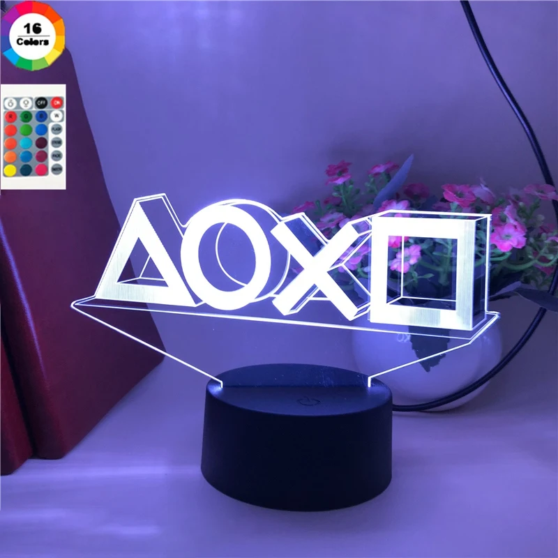 

Game Icon Light Colorful Neon Sign Desk Lamp Decor Led Night Light Press Light Gift for Kids Bar
