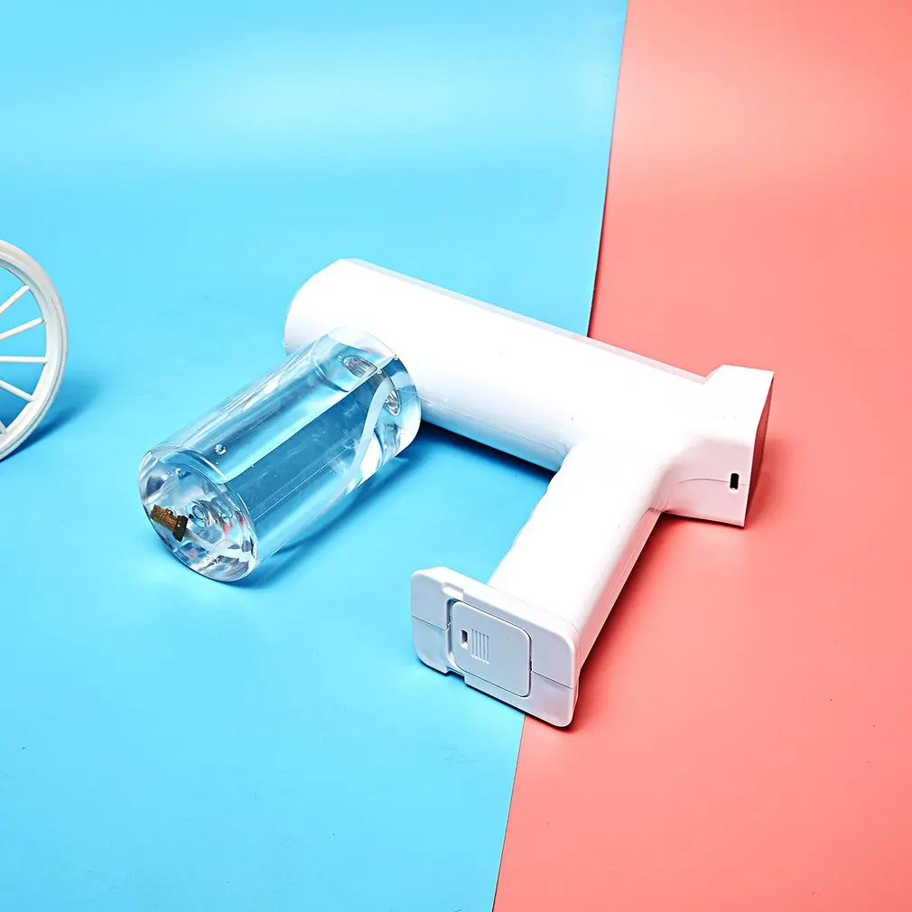 

Household Sprayer Wireless Nano Atomization Fogger Machine Blue Light Nano Battery Disinfection Gun Hair Nanos Steam Spray Guns