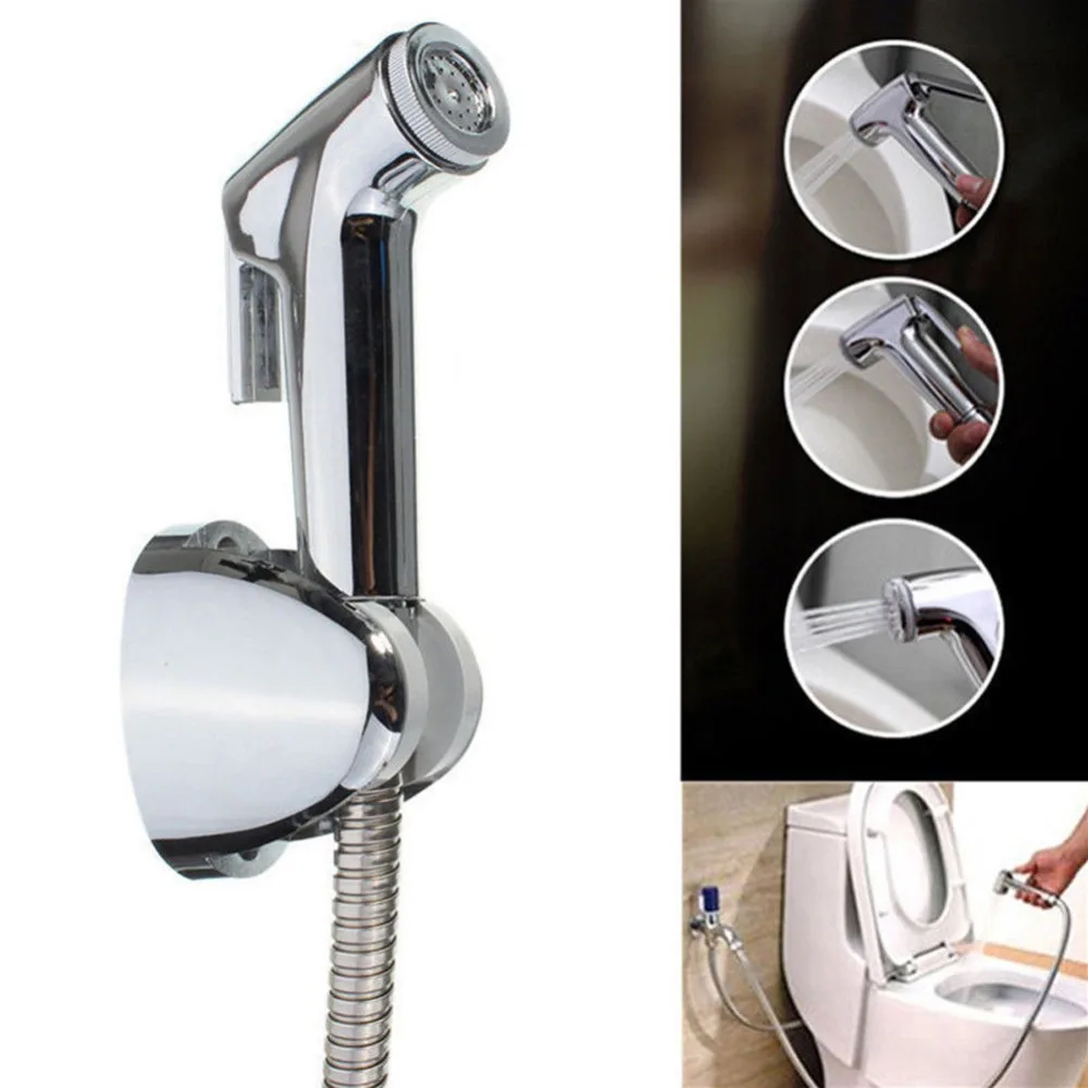 

Stainless Steel Toilet Bidet Tap Set Handheld Shower Bathroom Sprayer Hygienic Shower Spray Gun for Bathroom Bidet Faucet