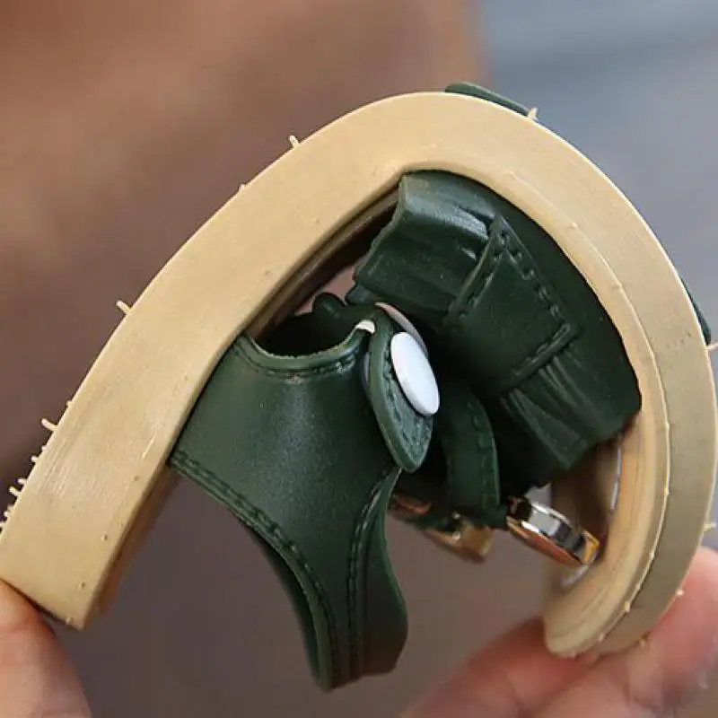 2020 Летние кожаные сандалии для мальчиков детская пляжная обувь на плоской