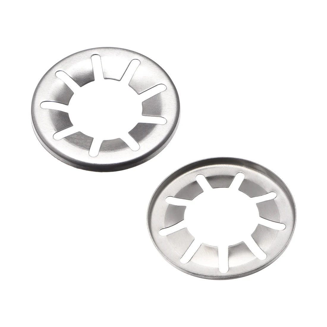 

uxcell Starlock Washers Internal Tooth Push On Locking Washers Clips Fasteners Assortment Kit 50pcs M20x40