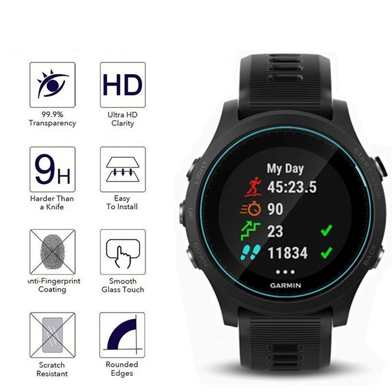 10 шт Упаковка для Garmin Forerunner 935 стекло ультра тонкий 2.5D 9H прозрачная пленка