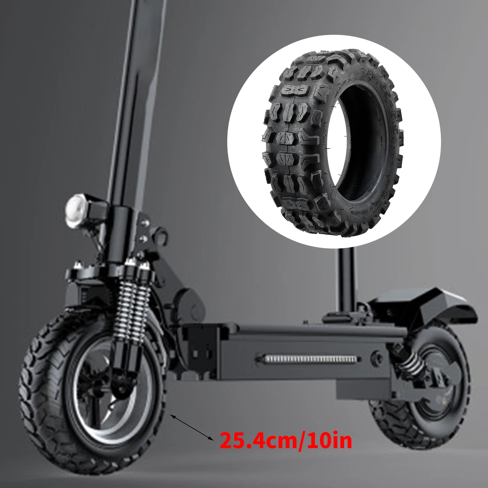 

Шина 90/65-6,5, износостойкая, противоскользящая, передняя и задняя колеса, 10 дюймов, сменная шина для скутера Kugoo M4, Электрический скутер