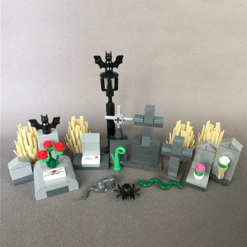 Строительные блоки: трава цветок свет кладбище MOC | Игрушки и хобби
