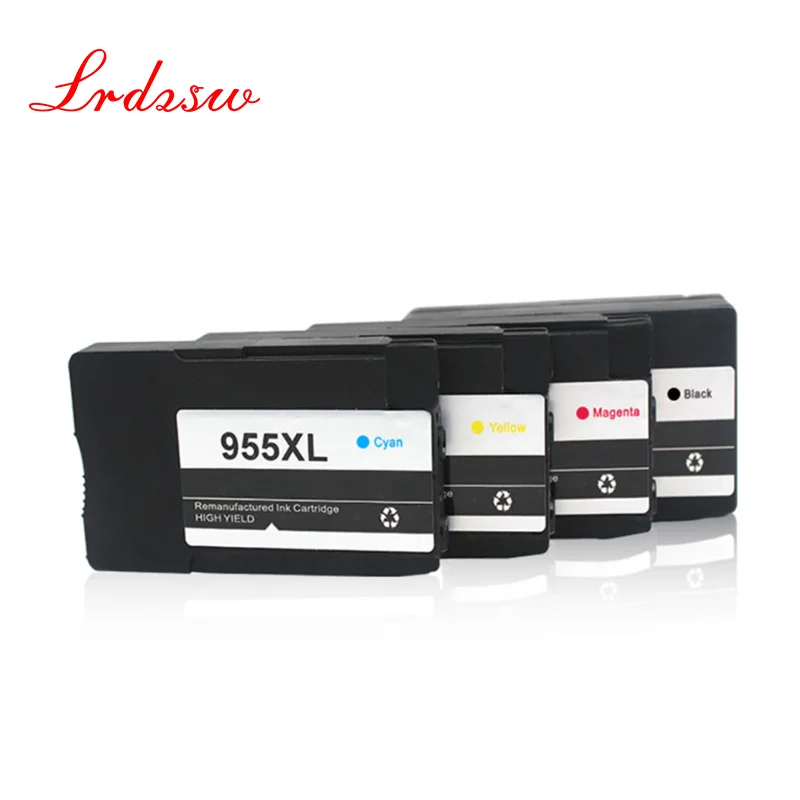 compatible for hp955 955 xl 955xl ink cartridge for hp officejet pro 7720 7740 8710 8715 8720 8730 8740 8210 8216 8725 printer free global shipping