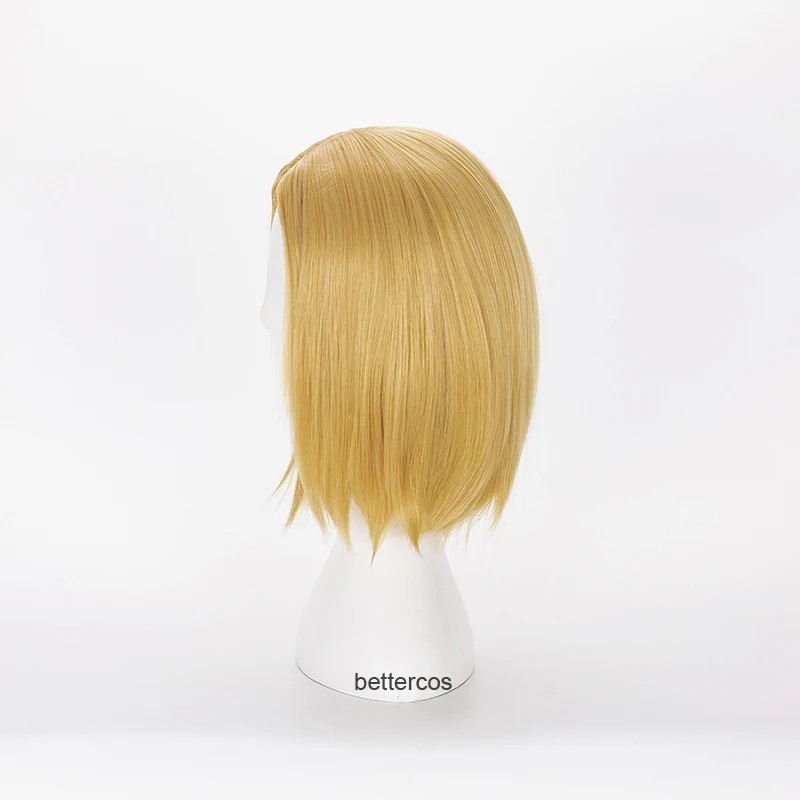 Парик для косплея из Хеталии Польши Axis Powers короткие прямые золотые термостойкие