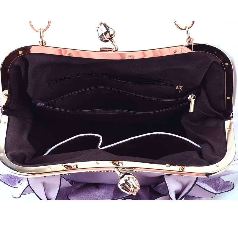 

Women New Fashion Sweety Large Flowers Tote Lady Charm Handbags Shoulder Bag Crossbody Bag Dress Party Club Wedding Bag
