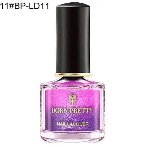 BORNPRETTY Температура Цвет изменить градиент блестящие, дизайн ногтей Гель-лак для декора ногтей Лаки, быстро сохнут, дизайнерские украшения - Цвет: 11