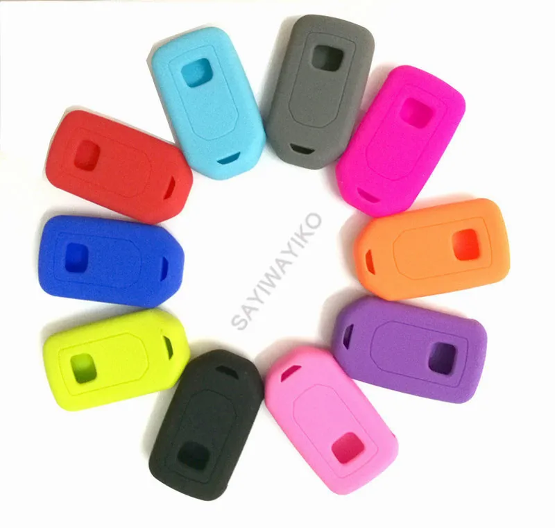 

Silicon key case for HONDA 2 BUTTON CR-V CRV JADE VEZEL HRV FIT CITY CAR STYLING CAR ACCESSORIES
