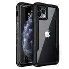 Противоударный акриловый чехол для iPhone 12, 11 Pro Max, X, XR, 7, 8 Plus, 12, 13 Pro, мягкий прозрачный чехол из поликарбоната