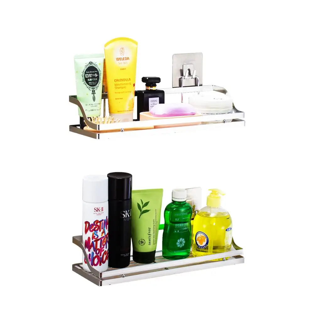 Smartbin 2 шт. SUS304 стеллаж для хранения из нержавеющей стали на клейкой основе пряных