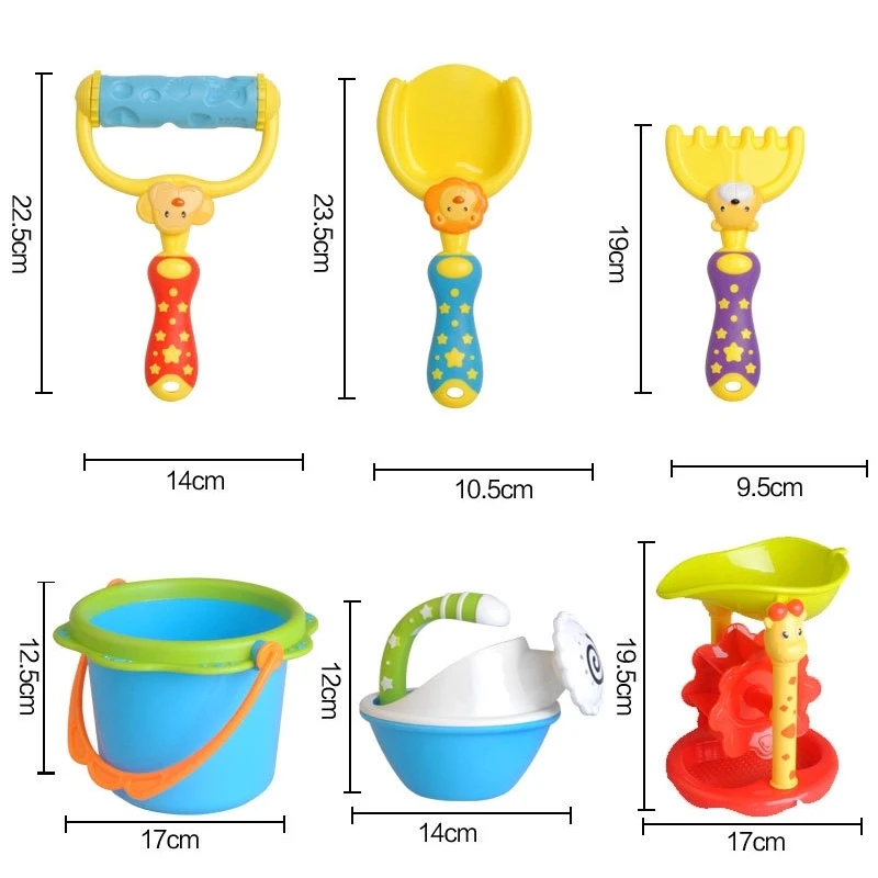 11 шт летние пляжные игрушки для детей на открытом воздухе море песок пляж ведро