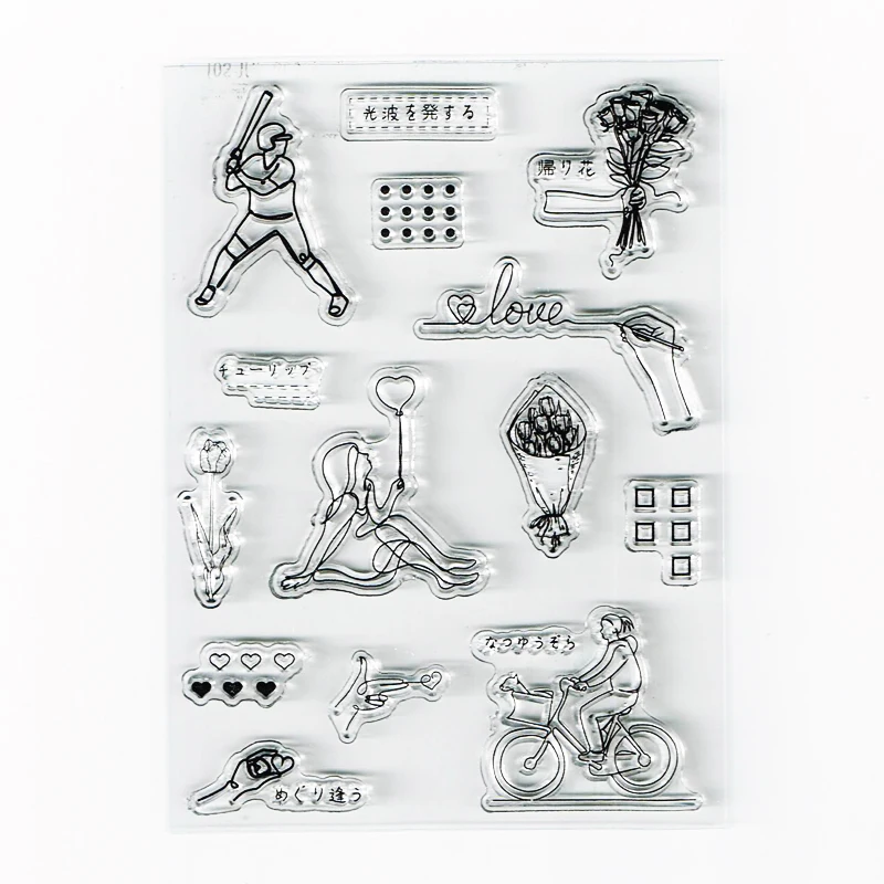 Выходные жизни прозрачные Stmaps печать декоративные штампы для скрапбукинга