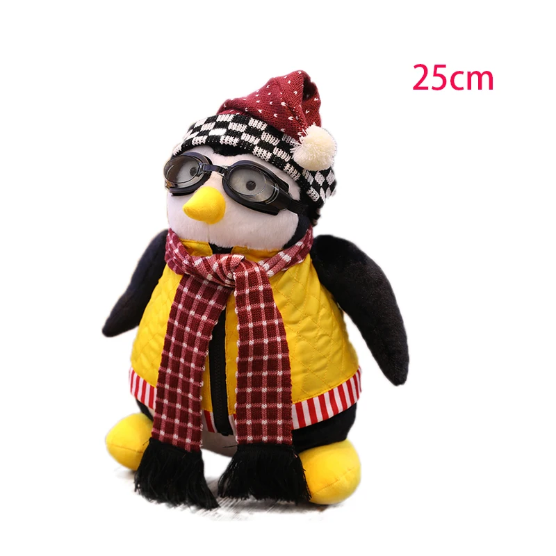 25cm penguin 25 см 40 см милый друг Джои Объятия Пингвин плюшевые игрушки ТВ тяжёлые друзья Рейчел мягкая игрушка-Пингвин животных рождественские подарки, куклы - Цвет: 25cm penguin