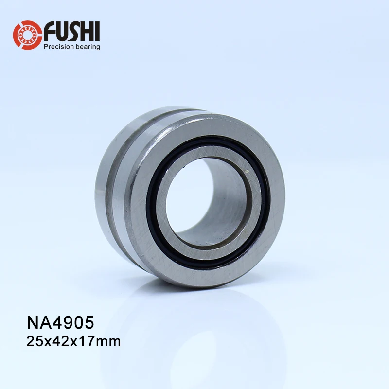 NA4905 подшипник 25*42*17 мм (1 шт.) сплошной воротник Игольчатые роликовые подшипники с