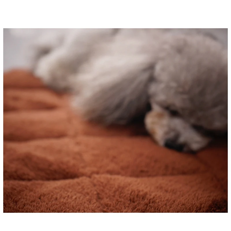 Осенне зимняя подушка для животных подстилка теплый матрас собак машинная