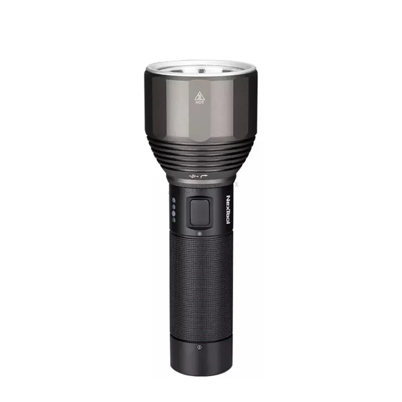 Xiaomi NexTool S.O.S фонарик 380 м USB Перезаряжаемый 5 режимов IPX7 водонепроницаемый светодиодный фонарик тип-c фонарь для поиска для кемпинга