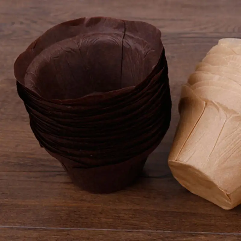 

50Pcs Cupcake Wrappers Baking Cups cake molds Lotus Shape Liners Muffin Cake Cup for Party Favors Handmade Cake Decoration