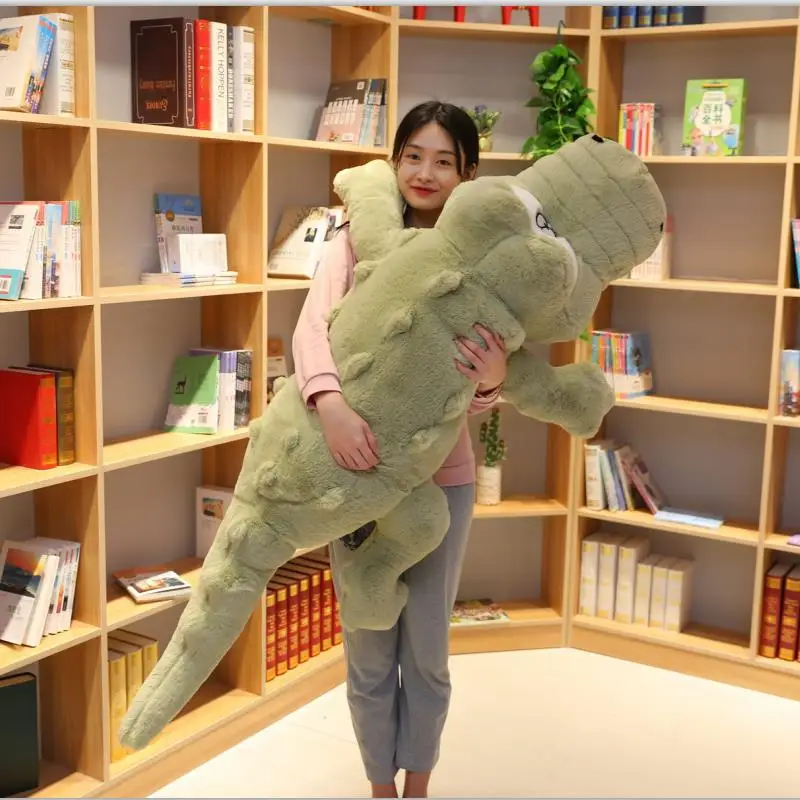 

Plush Crocodile Stuffed Toy Animals Pillow Kids Huggable Nap Pillow Crocodile Toy Baby Gift 65cm/100cm/120cm