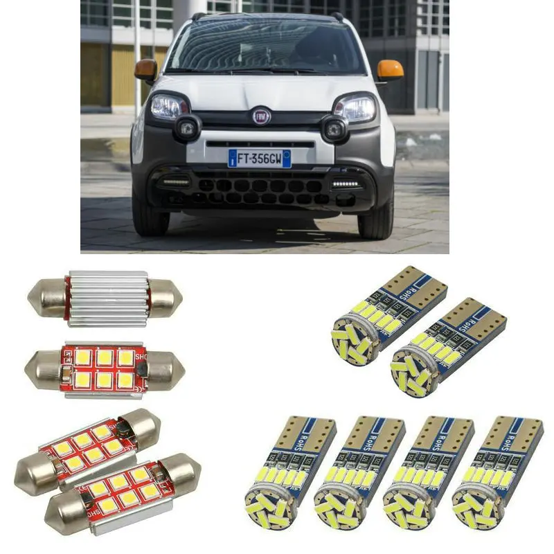 Внутренний СИД автомобиля светильник s для Fiat panda 169 312 319 хэтчбек фургон Купол