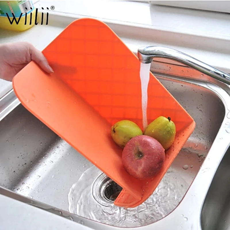 Wiilii PP Складная разделочная доска складывается растительный коврик для